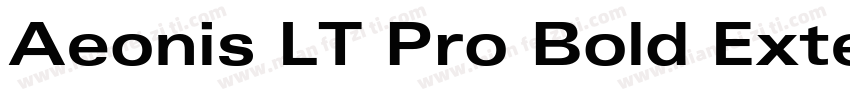 Aeonis LT Pro Bold Extended字体转换